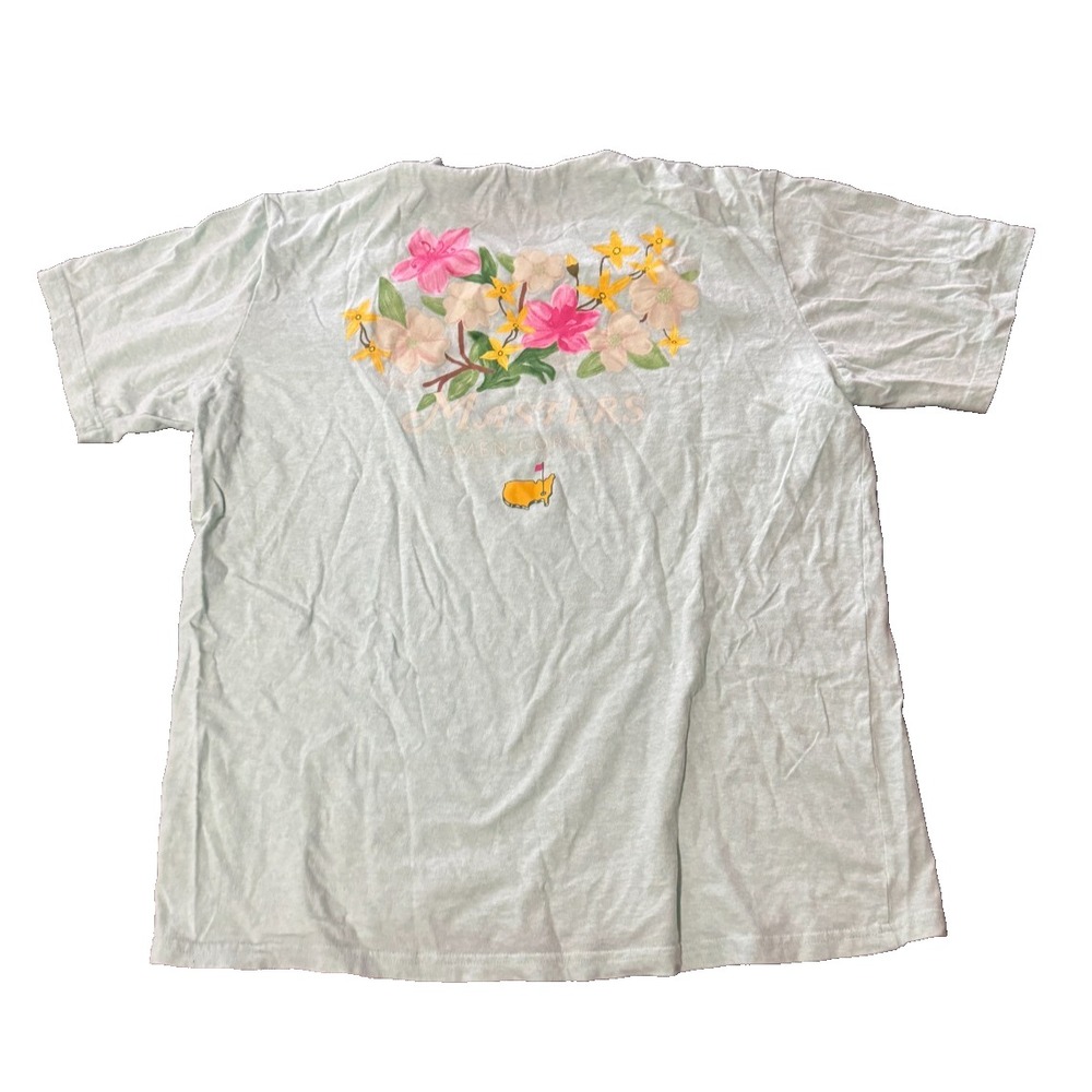 Vintage Masters Amen Corner T Shirt Light Green XL floral Graphic Logo